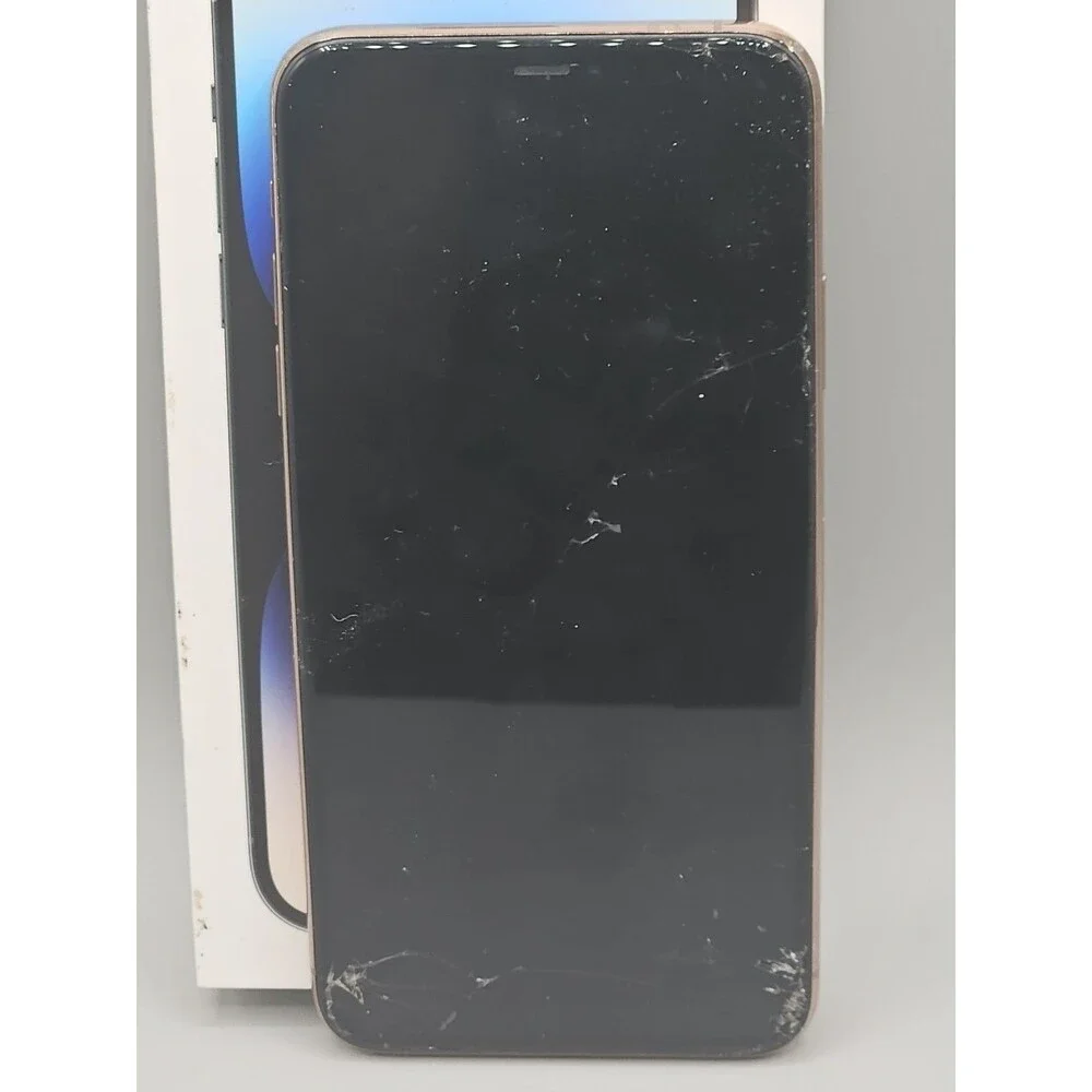 iPhone 11 Pro Cracked Locked Screen Rose Gold